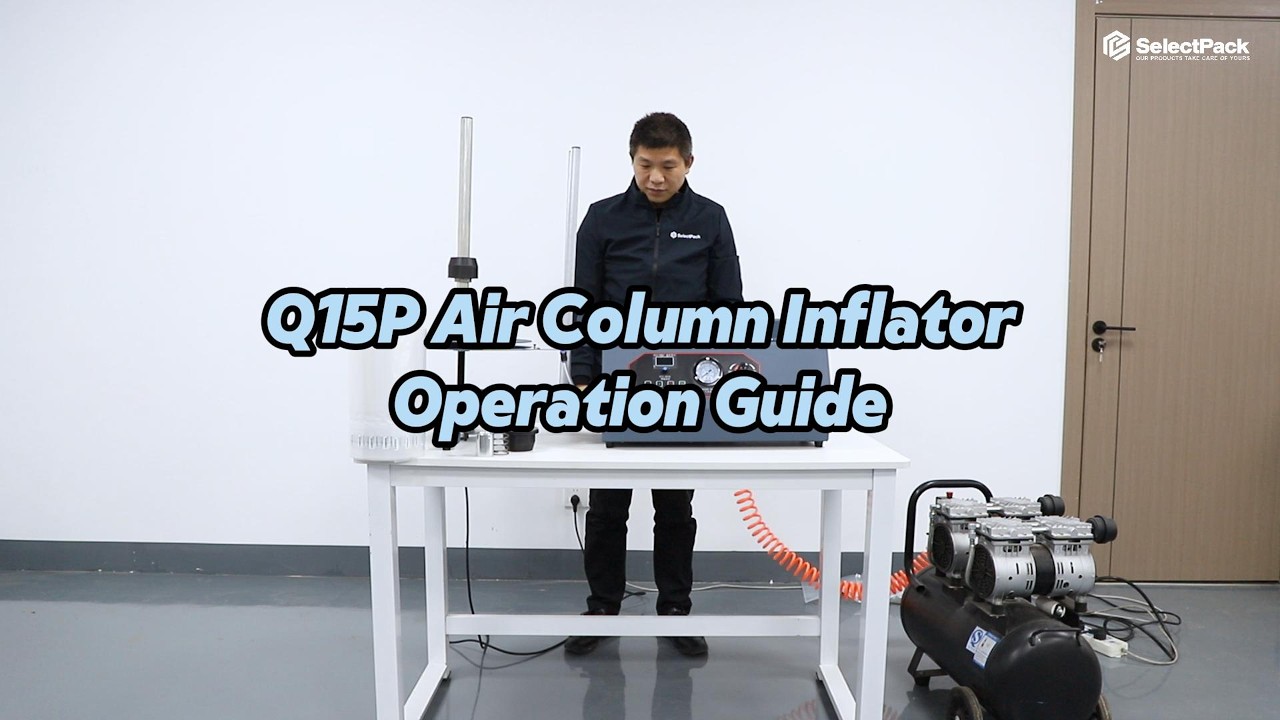 Q15P Air Column Inflator Machine - Operation Guide - YouTube