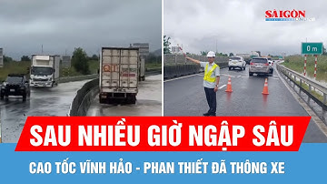 Vì sao đường cao tốc Vĩnh Hảo - Phan Thiết bị ngập sâu?