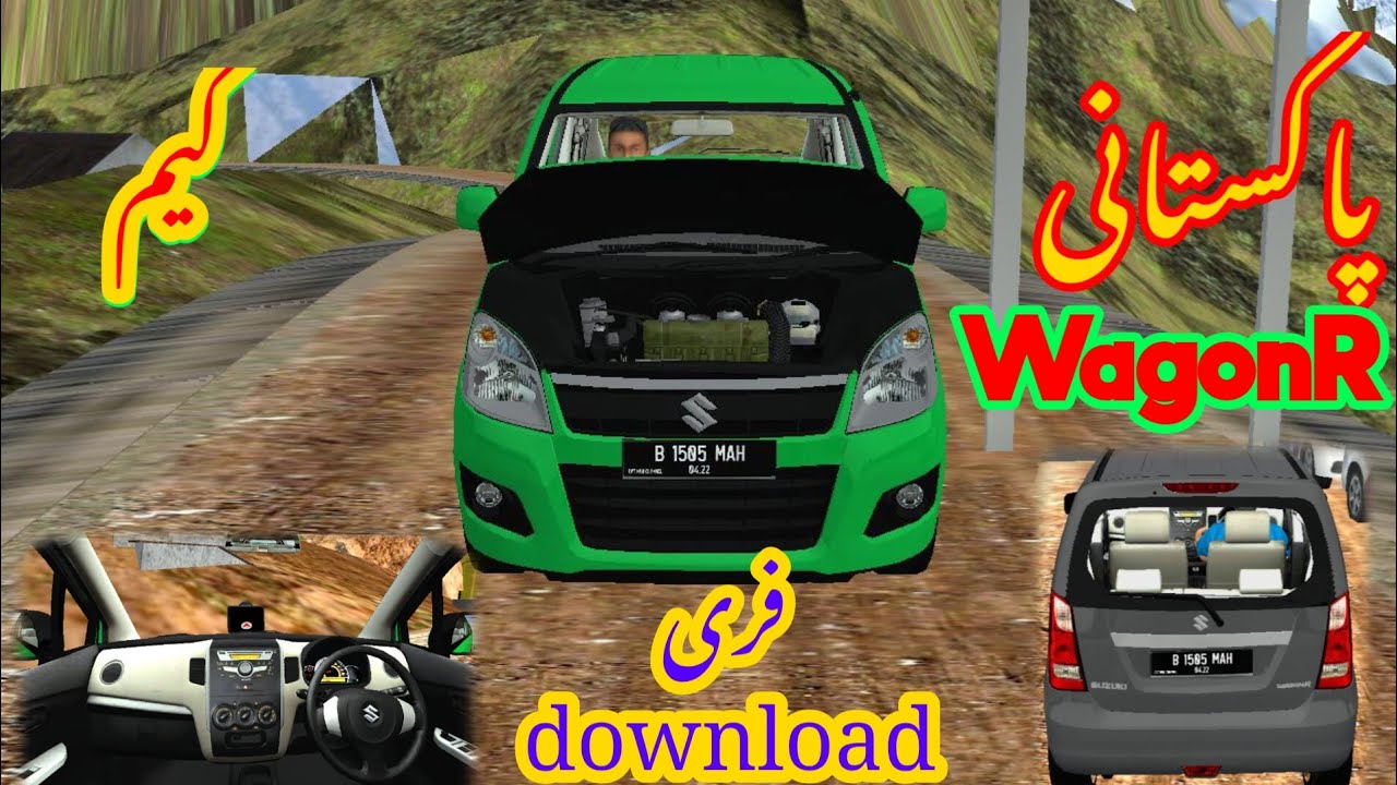 Симулятор автобуса в Индонезии, мод на пакистанский вагон R Car, игра в пакистанский вагон R Car