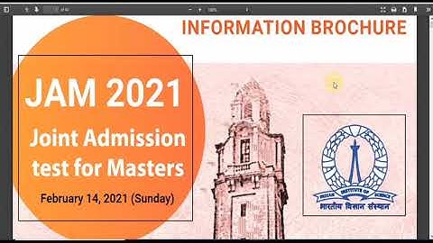 JAM 2021 Online Form, JAM 2021 Online Form kaise bhare, How to Fill JAM 2021 Online Form,