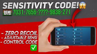 1.7 UPDATE ZERO RECOIL SENSITIVITY FOR LASER SPRAY IN BGMI & WITH CONTROL CODE FOR ALL DEVICES 100% screenshot 5