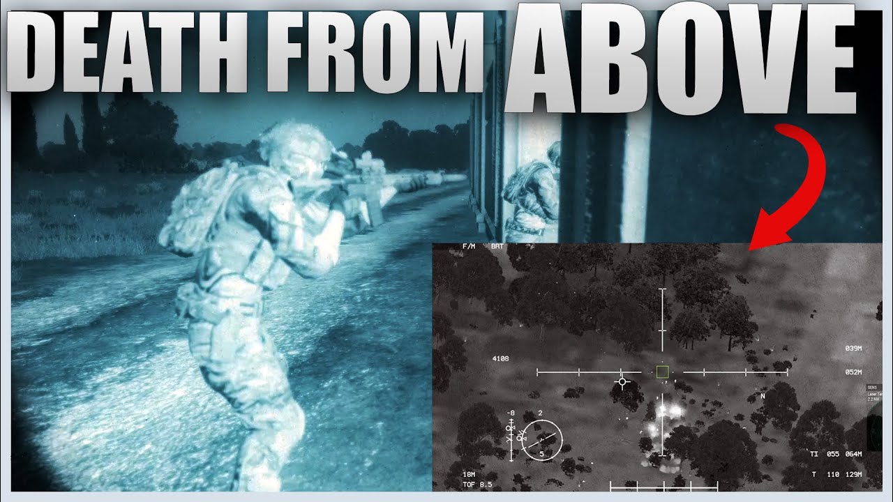 AC-130 ABOVE on an HVT SNATCH and GRAB || KOG Kujari Campaign - Arma 3 Milsim