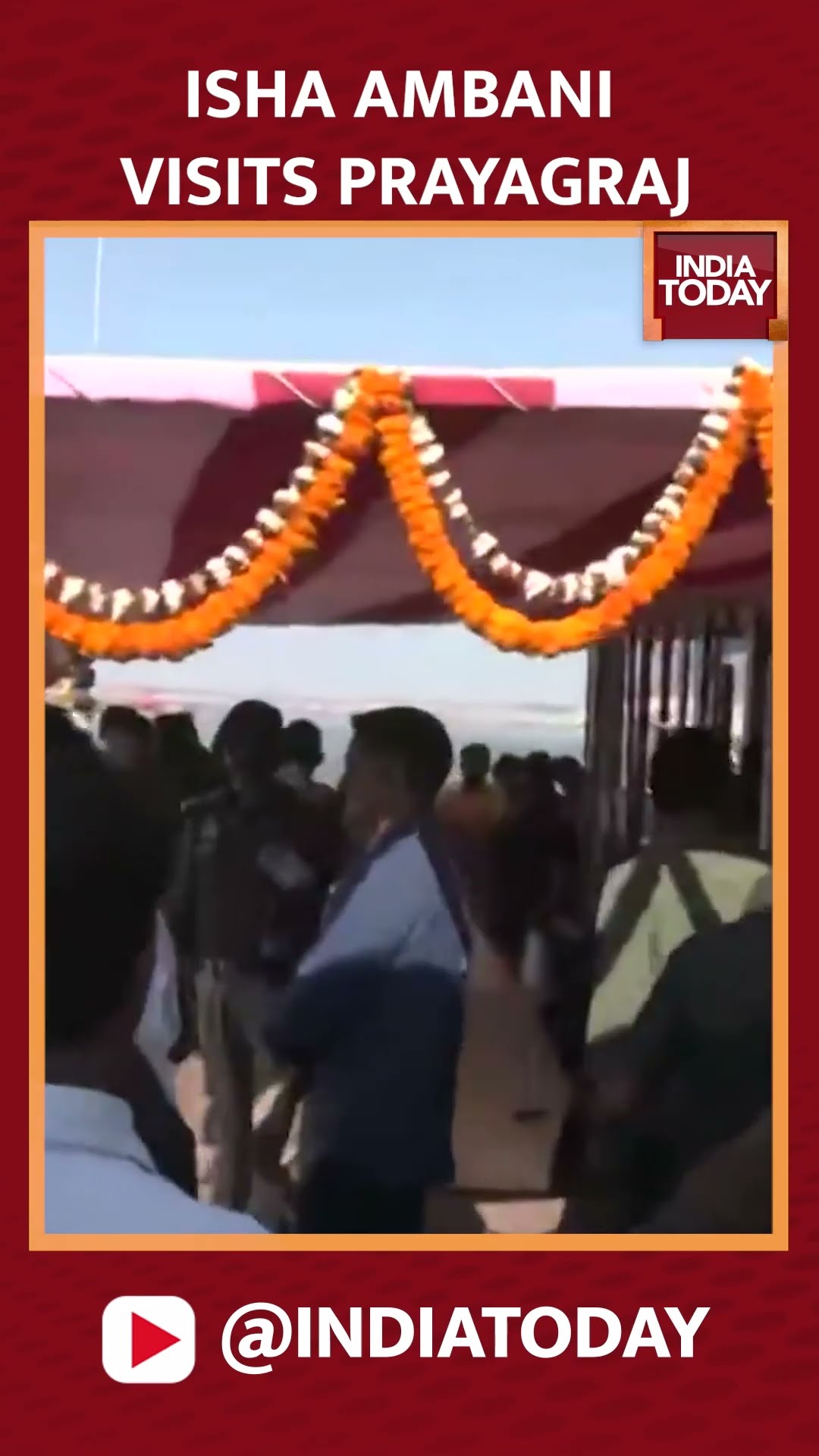 Mahakumbh 2025: Isha Ambani Visits Prayagraj #mahakumbh2025 #ishaambani #prayagraj #trivenisangam