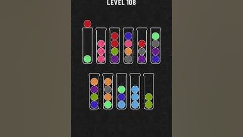 Ball Sort Puzzle Walkthrough Gameplay - Level 108