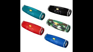 Tg-176 Taşınabilir Kablosuz Bluetooth Hoparlör Ipx5 Su Geçirmez Açık Müzik Çalar Led