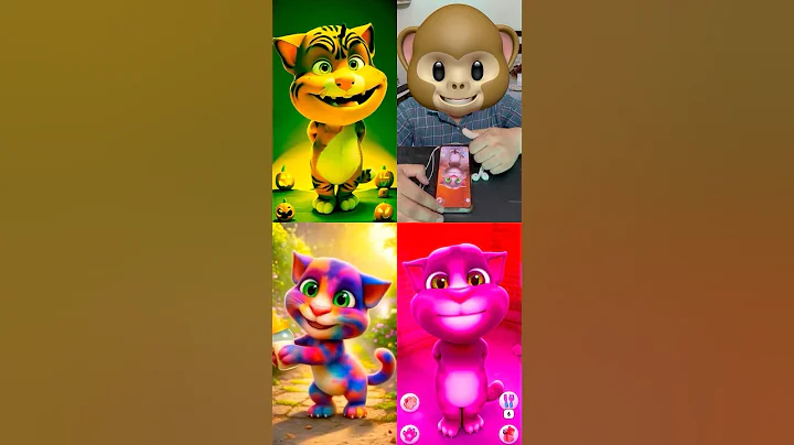 Colourful Talking Tom Cat #tomcatfun 04