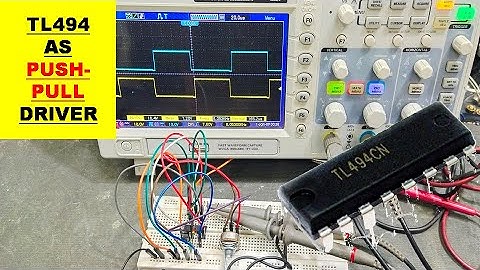 {718} TL494 As Push Pull Driver for Half Bridge, Full Bridge Operation