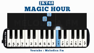 Download lagu JKT48 - Magic Hour | Easy Pianika Tutorial