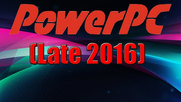 The State Of PowerPC (Late 2016)