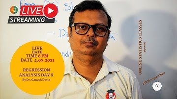 Regression analysis day 8 #statistics  #computerscience  statistics online live classes