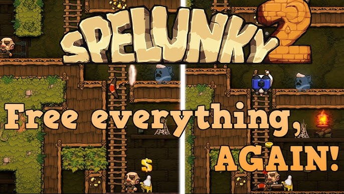 Spelunky 2 guide: How to find the Black Market and get the Hedjet