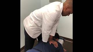 Dr Paul works with Kunjan the PT