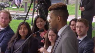 Harvard Male Orator Jonathan Roberts | Harvard Commencement 2017