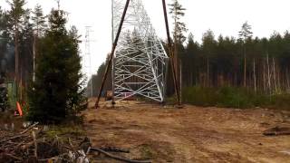 видео Сборка и установка опор