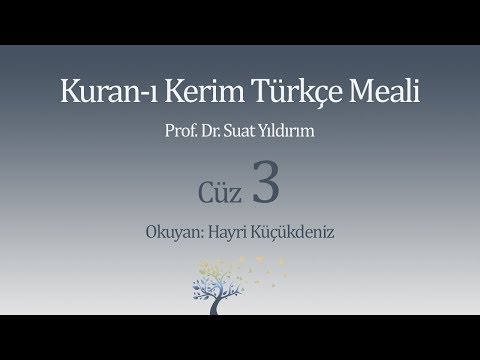 Kur'an-ı Kerim Türkçe Meali - Cüz 3