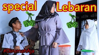 lebaran kali ini di rumah masing2 dirumah aja | film pendek komedi keluarga marsya