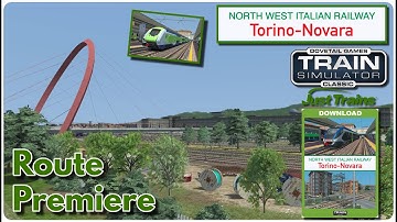 North Western Italian Railway Torino-Novara - Train Sim Classic  - Full Scenario I Route Guide