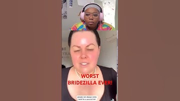 Worst Bridezilla Ever 👰‍♀ #reaction #tiktokreactions #bridezillas #react #bridezilla