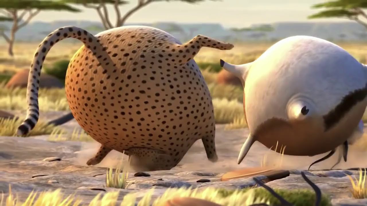 Круглые животные мультик картинки