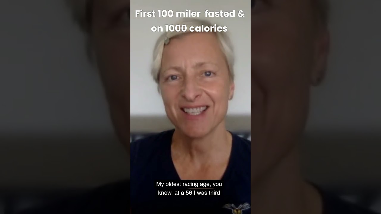 First 100 mile race at age 56 and she did it fasted! 