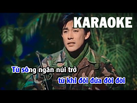 Karaoke |  Tâm Sự Người Lính Trẻ - Bảo Tuấn | Tone Nam