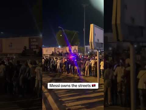 Messi mania 😯🇦🇴🇦🇷 (via AIissandro/X)