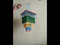 How to make jhumar at homediy windchime jhumarmaking woolencraft jhumar windchime diy shorts