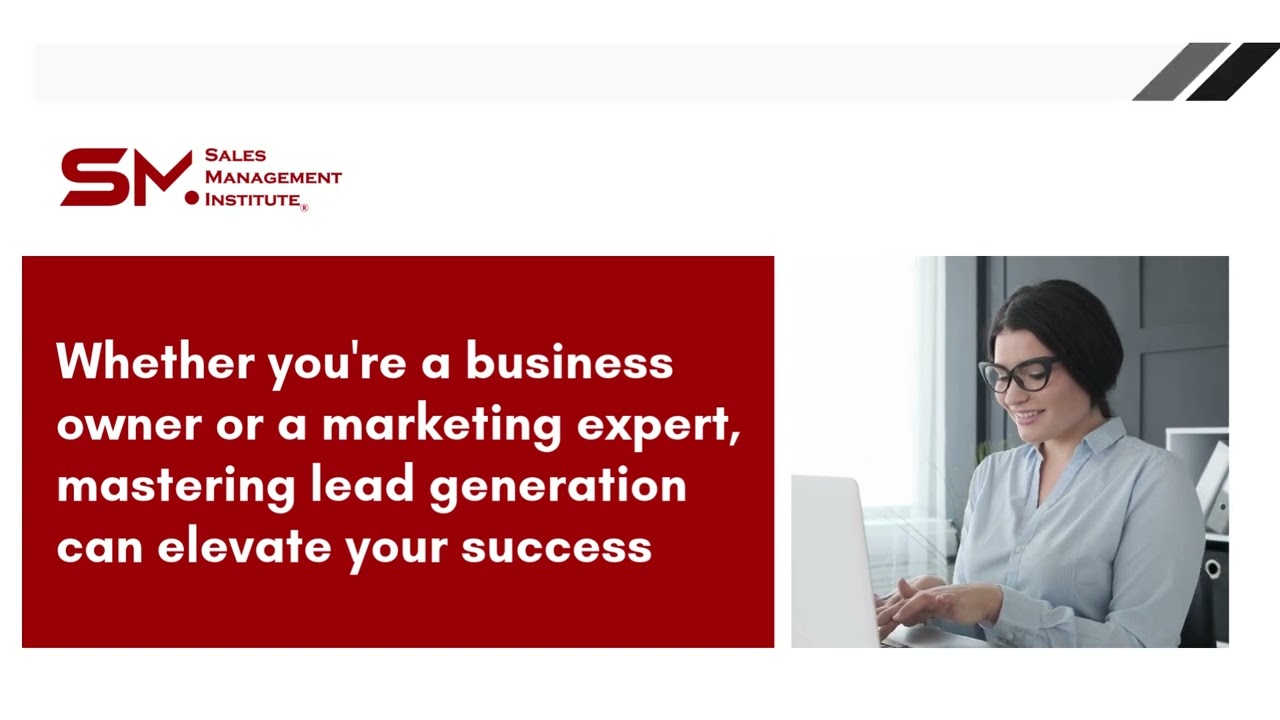 Master Lead Generation with CLGS® Certification | Sales Management Institute