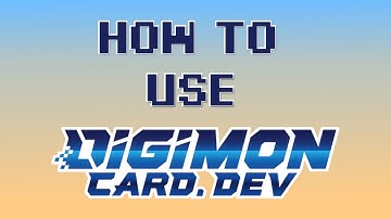 How to Use DigimonCard.Dev
