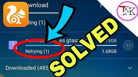 How To Solve Download Retry Problem on UC Browser | Fix Download Retrying Problem In Uc Browser