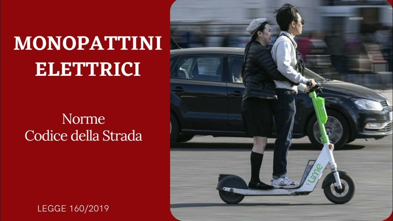 Nuovo Codice Della Strada 2024 Monopattini Monopattini Elettrici - le norme del CODICE DELLA STRADA - YouTube