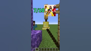 Thumbnail of Minecraft: Who made SQUID GAME music the best? 🤔 #Shorts