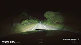STEDI ST3303 Pro LED Light Bar - 23.3 inch | Driving Footage