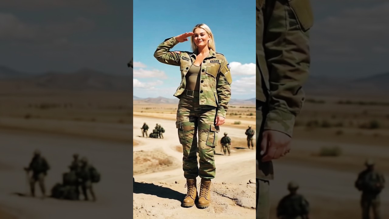 USA army soldiers women 🇺🇲🇺🇸🪖 #airforce #army #usa #militaryeverything #ai