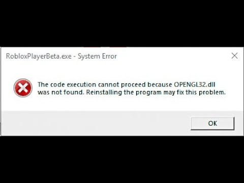 opengl32.dll Error Fix /Valorant/Fortnite/Pubg games & Program