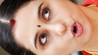 Telugu Actress Sukanya Beautiful Lips Closeup