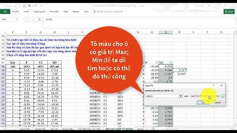 Tính Thép Cột bằng File Excel   ĐỒ ÁN BTCT2