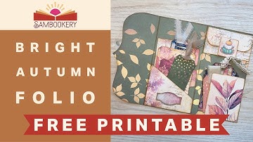 Free Printable: Bright Autumn Folio | Cozy Woodland Junk Journal Project & Tutorial