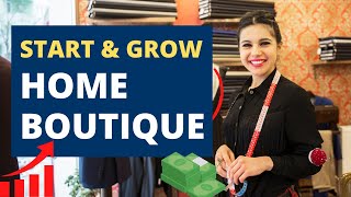 How to Start Your Stitching Business | Boutique from Home and Grow it Fast | Stitching Mall