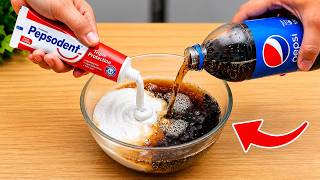 Pour Pepsi into your toothpaste! The whole world will be amazed by this invention!