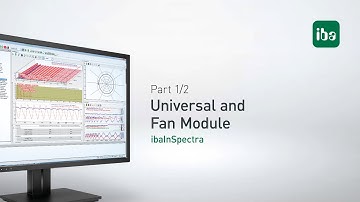 Vibration Analysis with ibaInSpectra - Universal and Fan Module 1/2