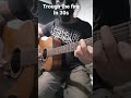 Trough the fire guitar in 30s