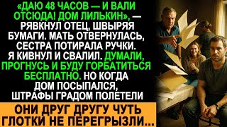 видео: Отец швырнул бумаги и дал мне 48 часов, чтобы уйти. Но когда дом посыпался, штрафы градом полетели.. картинка: Отец швырнул бумаги и дал мне 48 часов, чтобы уйти. Но когда дом посыпался, штрафы градом полетели..