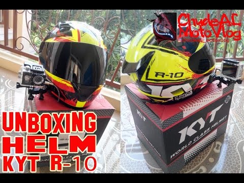 #11 Unboxing Helm KYT R-10 | ChudeAL MotoVlog.