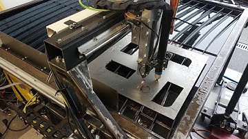 First cuts with the diy cnc plasma cutter