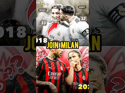 Video Modri?s Clever Move to Get AC Milan to Sign Sergio Ramos