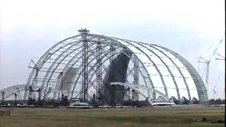 Cargolifterhallenbau 1999 - 2000 Timelapse