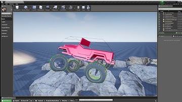 Unreal Engine 4x4 Game Progress - Interaction with environment