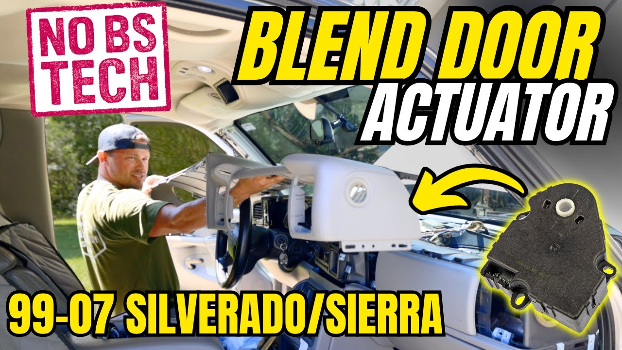 Passenger Side Blend Door Actuator Replacement and Programming For 99