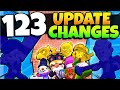 All 123 NEW UPDATE CHANGES! 54 Balance Changes, 2 New Brawler &amp; More! | Brawl Stars Update